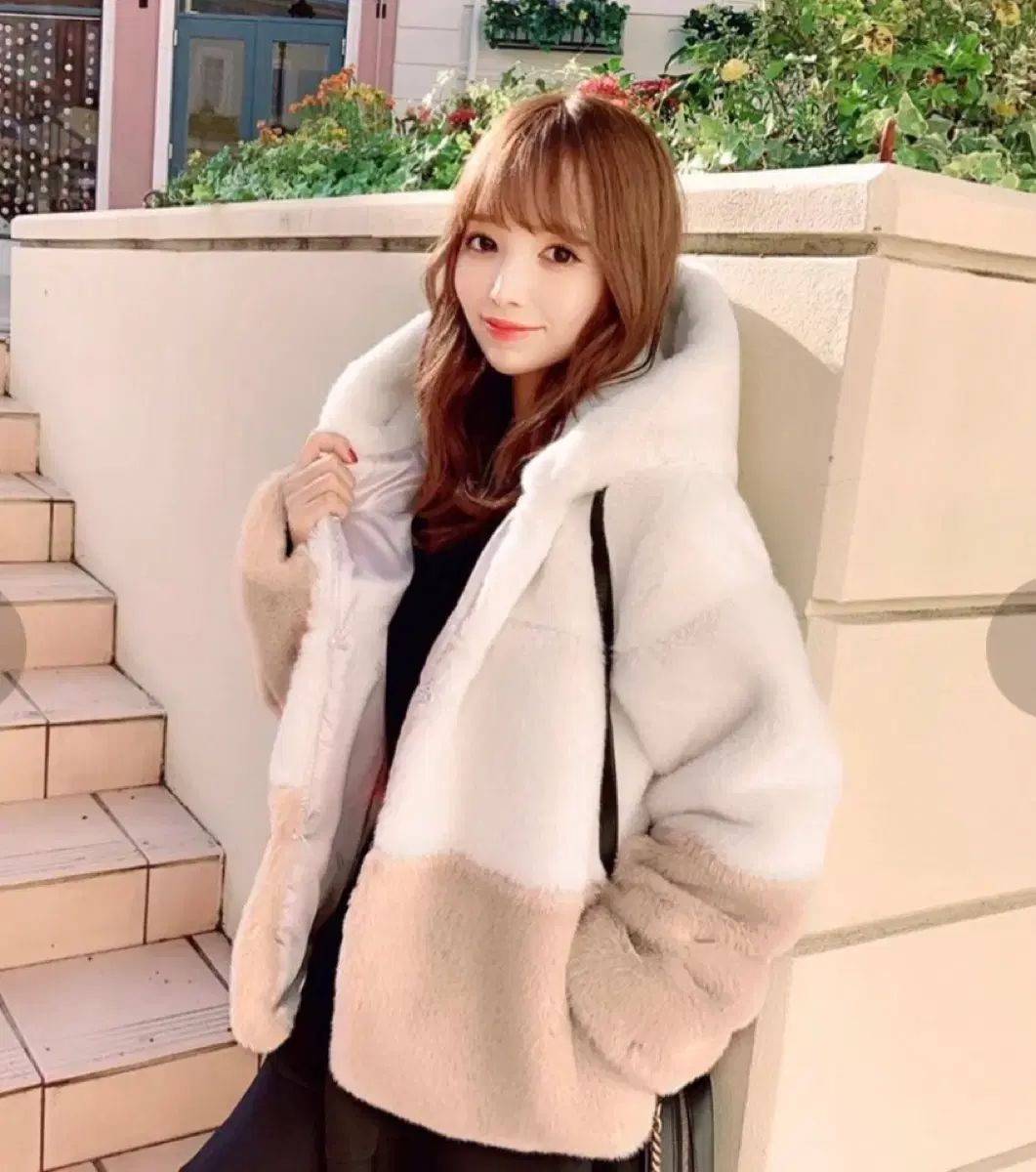 ミシェルマカロン ショート ファー ジャケット 量産型 地雷系 スナ系