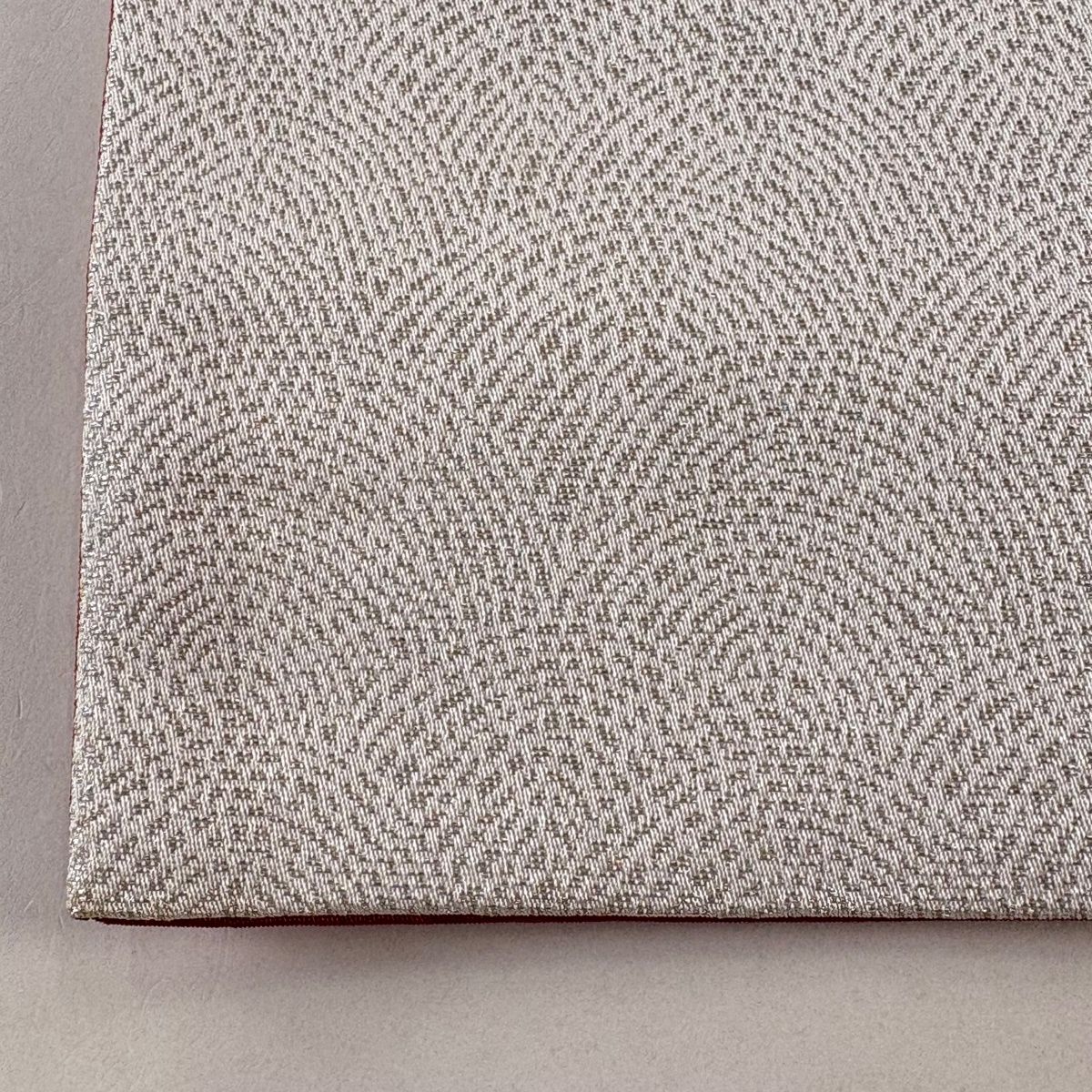 袋名古屋帯 優品 幾何学模様 銀糸 灰色 正絹 【中古】 - メルカリ