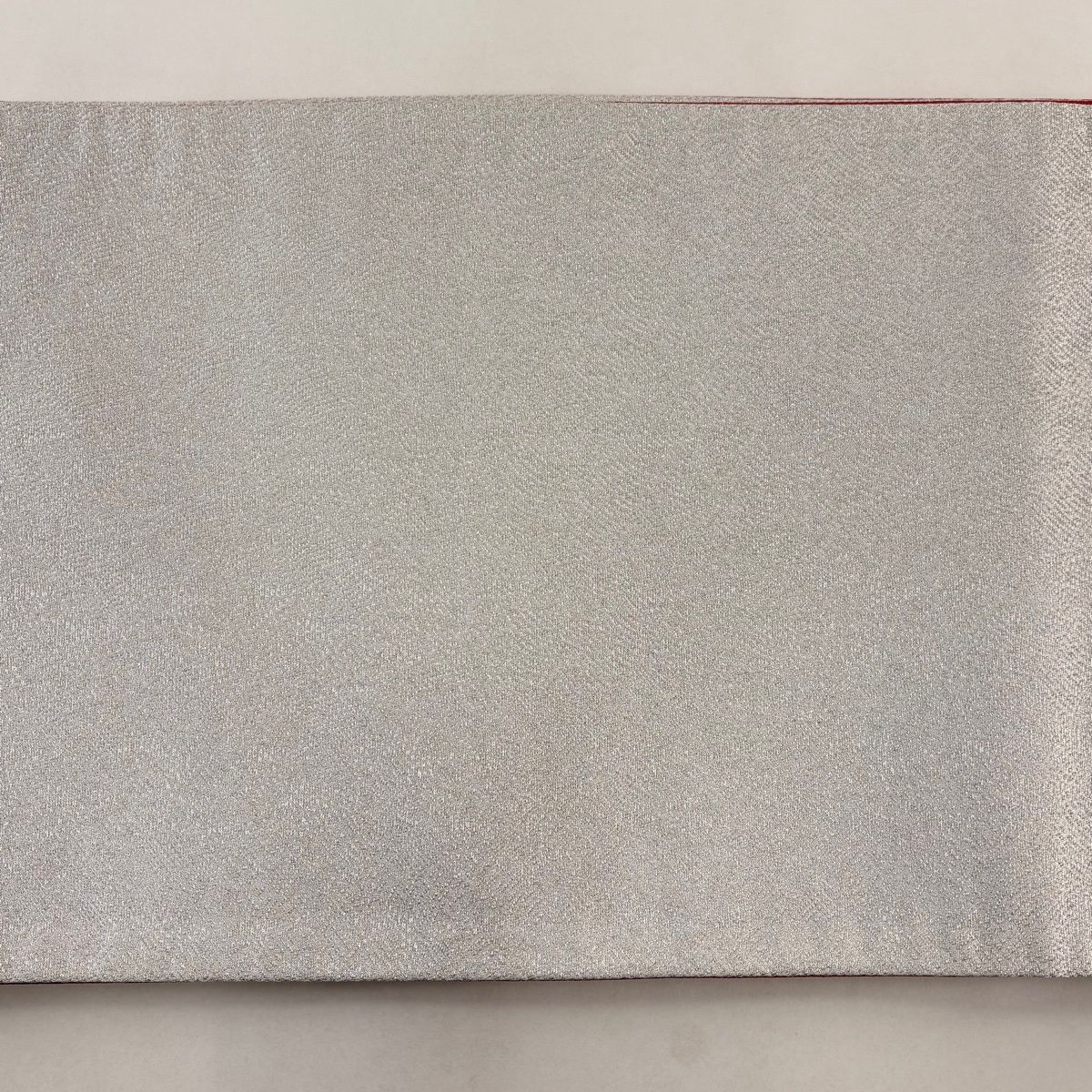 袋名古屋帯 優品 幾何学模様 銀糸 灰色 正絹 【中古】 - メルカリ