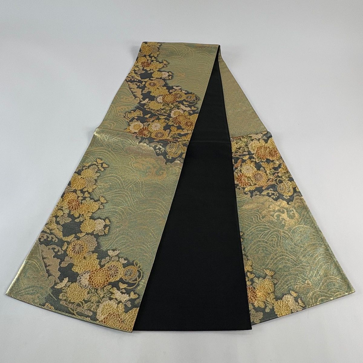 専用 正絹・絹製 全通柄袋帯・ふるさとの詩・関東紀行 風景画・金糸引箔・未使用品 専用 正絹・絹製 全通柄袋帯・ふるさとの詩・関東紀行 風景画・金糸