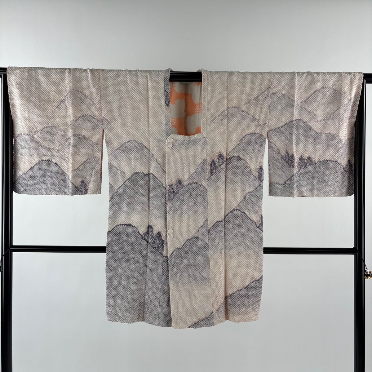 総絞り 薄ピンク