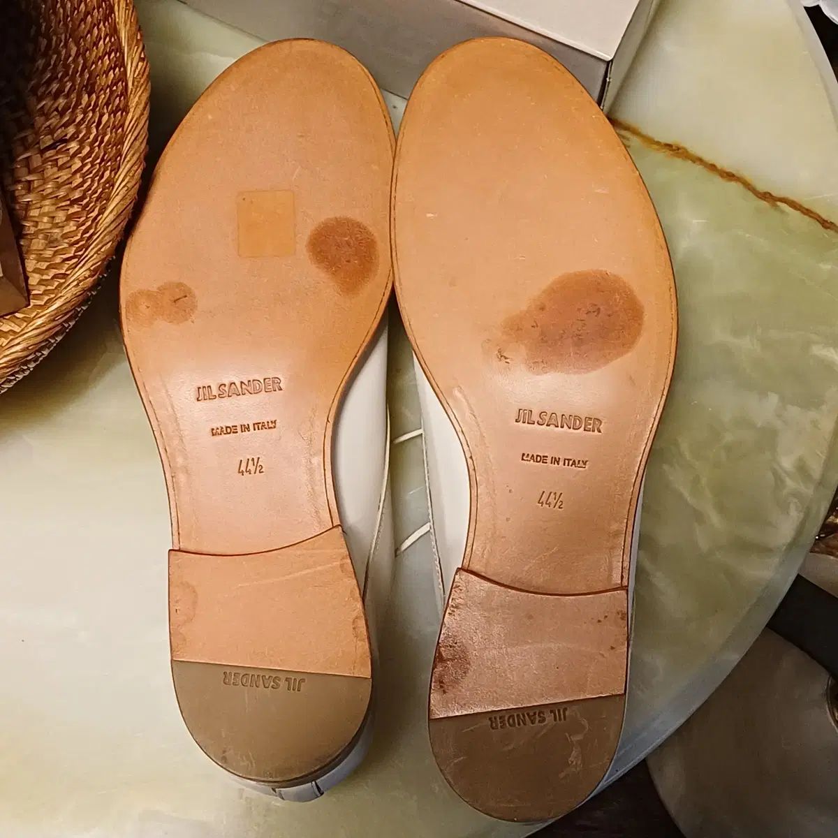 Jil Sander ジルサンダー ダービーシューズ 白