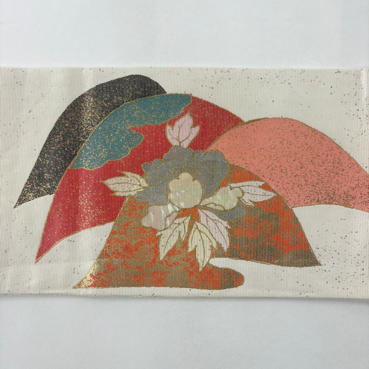 正絹 名古屋帯 金彩 銀彩 工芸 ゴージャス 逸品 美品 正絹 名古屋帯 金彩 銀彩 工芸 ゴージャス 逸品 美品