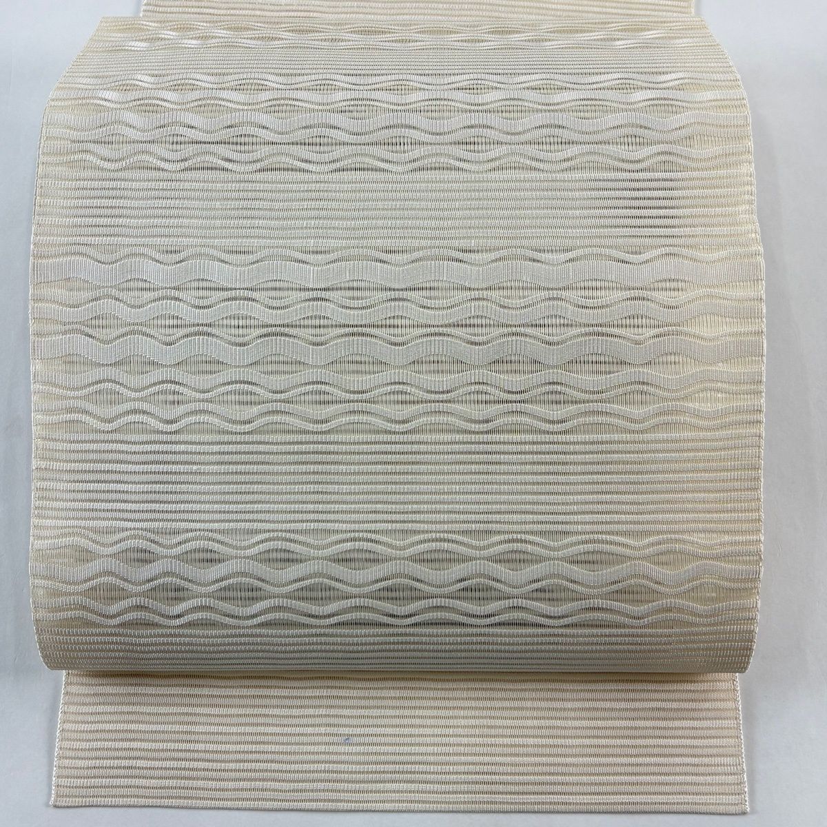 名古屋帯 秀品 八寸名古屋帯 松葉仕立て 夏帯 絽 トンネル仕立て