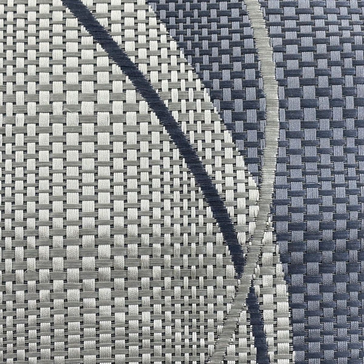 名古屋帯 秀品 松葉仕立て 八寸名古屋帯 よろけ縞 灰白 正絹