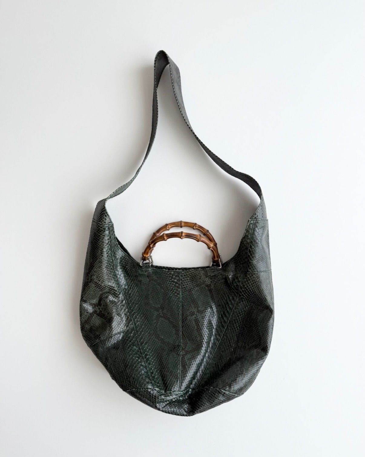 SS1996 GUCCI CAMPAIGN PYTHON 2WAY SHOULDER BAG グッチ トムフォード