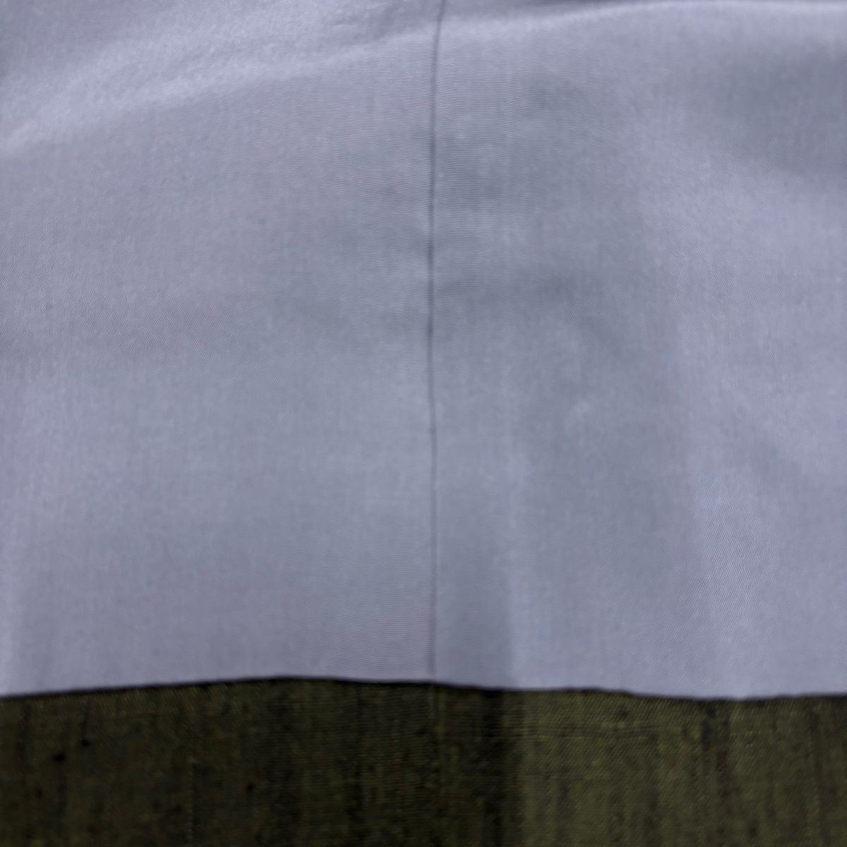  男着物 身丈105.5 cm 裄丈70.5 M 和装コート 角衿 紬地 深緑 正絹 秀品 着物 着物 浴衣