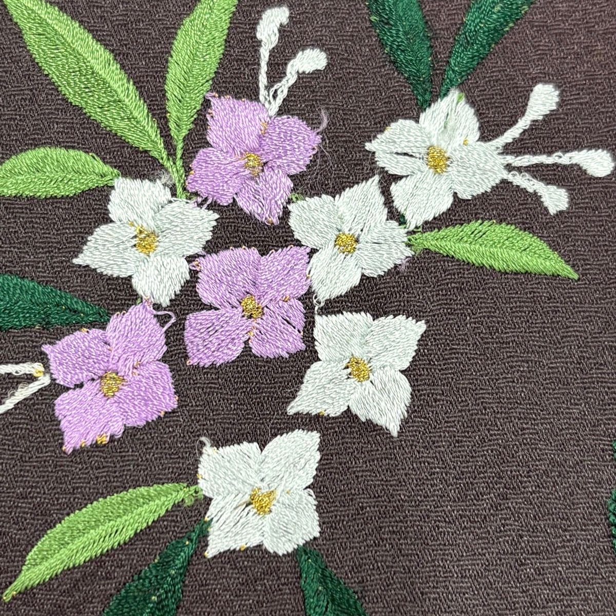 草花 刺繍