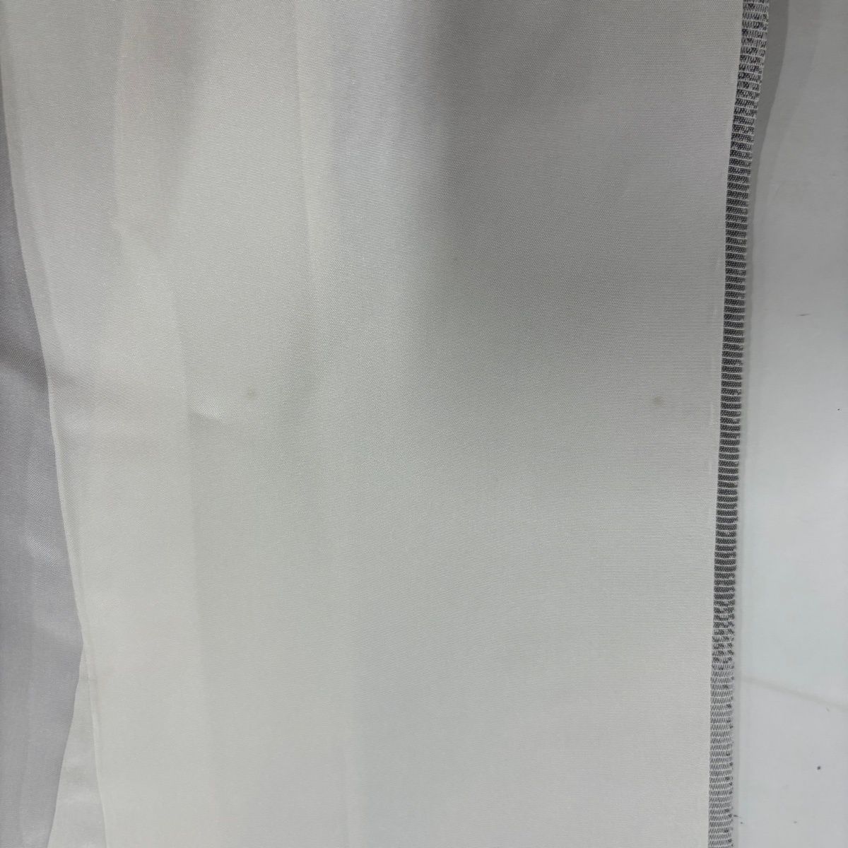  小紋 身丈161.5 cm 裄丈66 M 袷 市松 灰色 正絹 秀品 小紋 着物