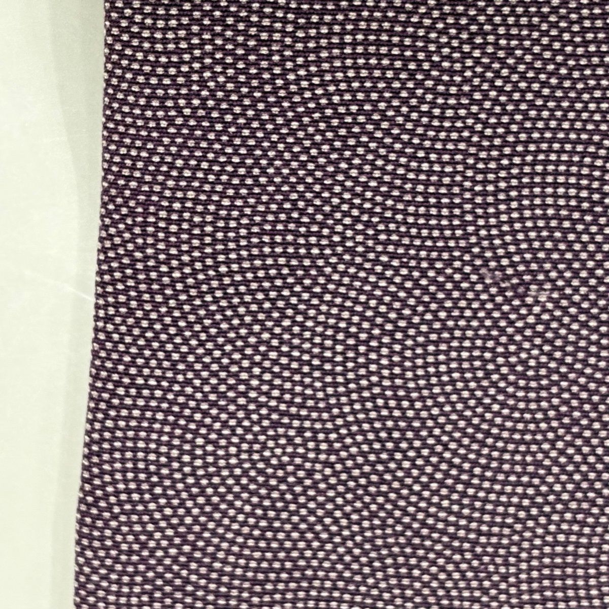 美品】 江戸小紋 身丈160cm 裄丈64.5cm M 袷 鮫 紫 正絹 秀品 一つ紋