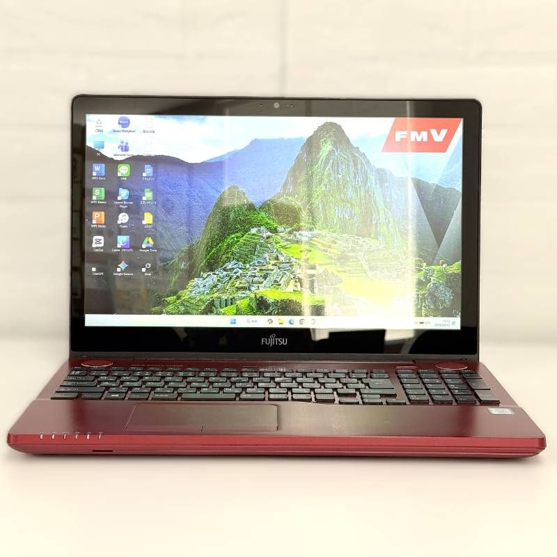 整備済み品】富士通/ノートパソコン/タッチパネル/Windows11/corei7