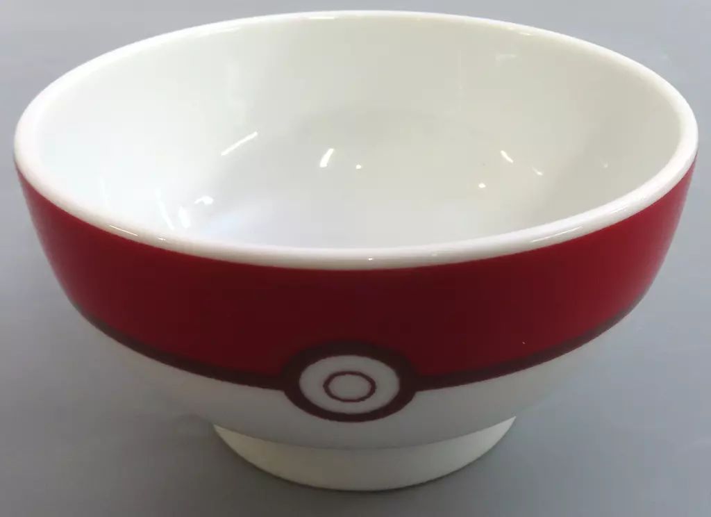 中古】食器 モンスターボール柄 オリジナルお茶碗 「Oisix×ようこそ