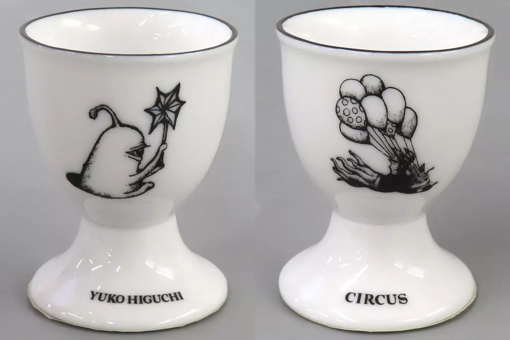 中古】食器 GUSTAVE ＆ HITOTSUME エッグスタンド 「ヒグチユウコ展