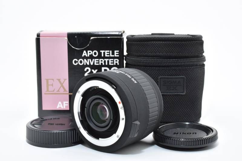 箱 ケース付 SIGMA シグマ APO TELE 2 x EX DG テレコンバーター Nikon ニコン Fマウント用 4004 3