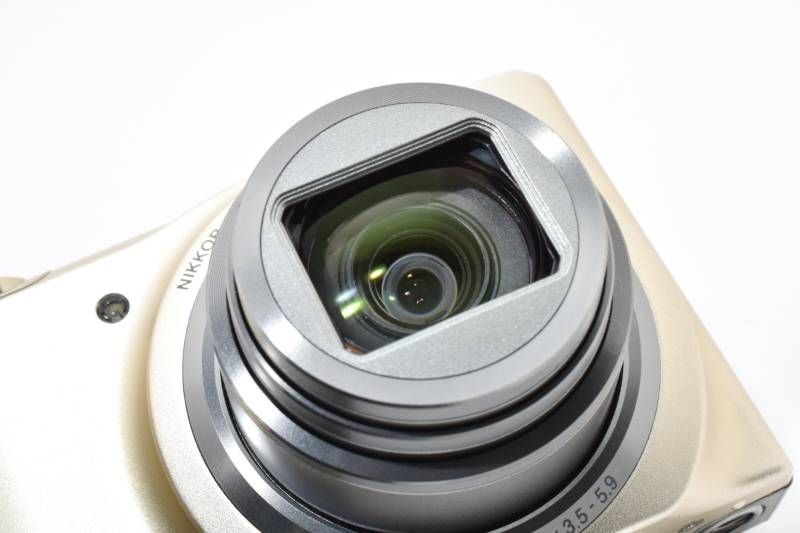 光学極上品 訳あり】Nikon ニコン COOLPIX S9100 ゴールド SDカード4GB