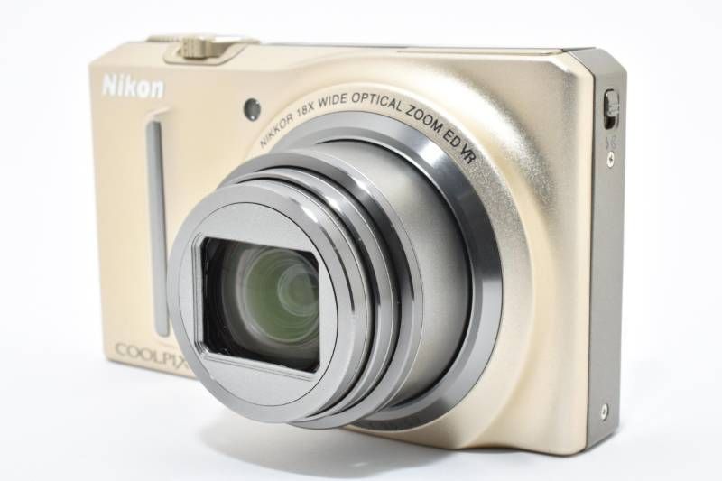 光学極上品 訳あり】Nikon ニコン COOLPIX S9100 ゴールド SDカード4GB