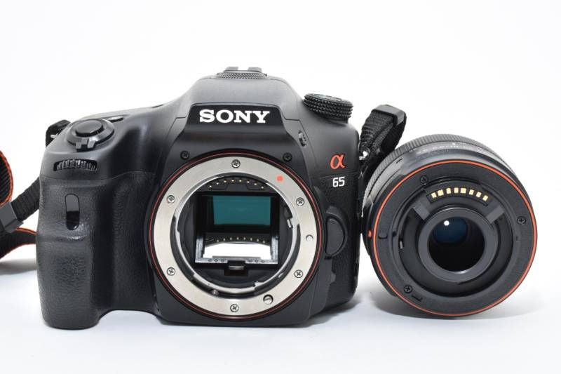 光学極上品】Sony ソニー α65 SLT-A65V ボディ シャッター数1807枚と