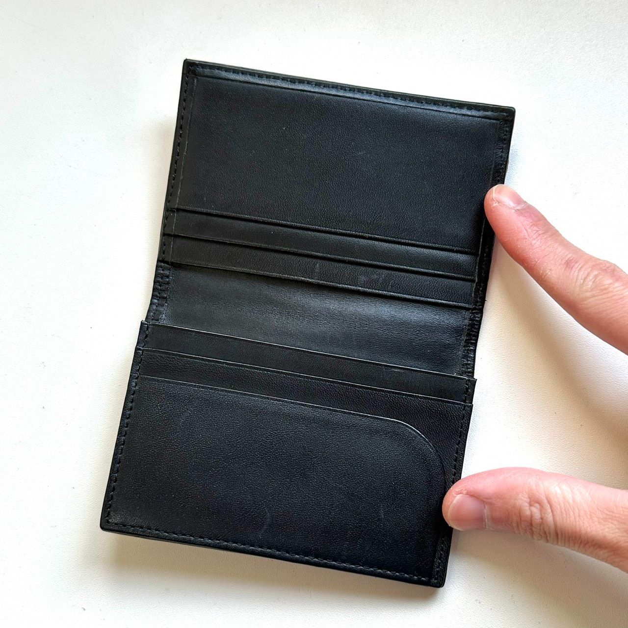 バーバリーブラックレーベル BURBERRY BLACK LABEL 名刺入れ ブラック