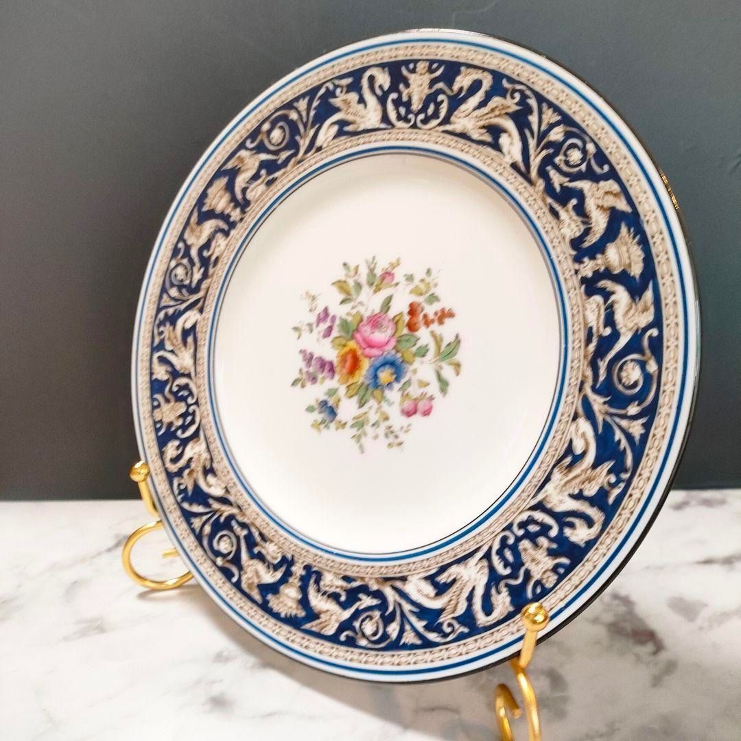 ウェッジウッド フロレンティーン サラダプレート セール中 コバルト