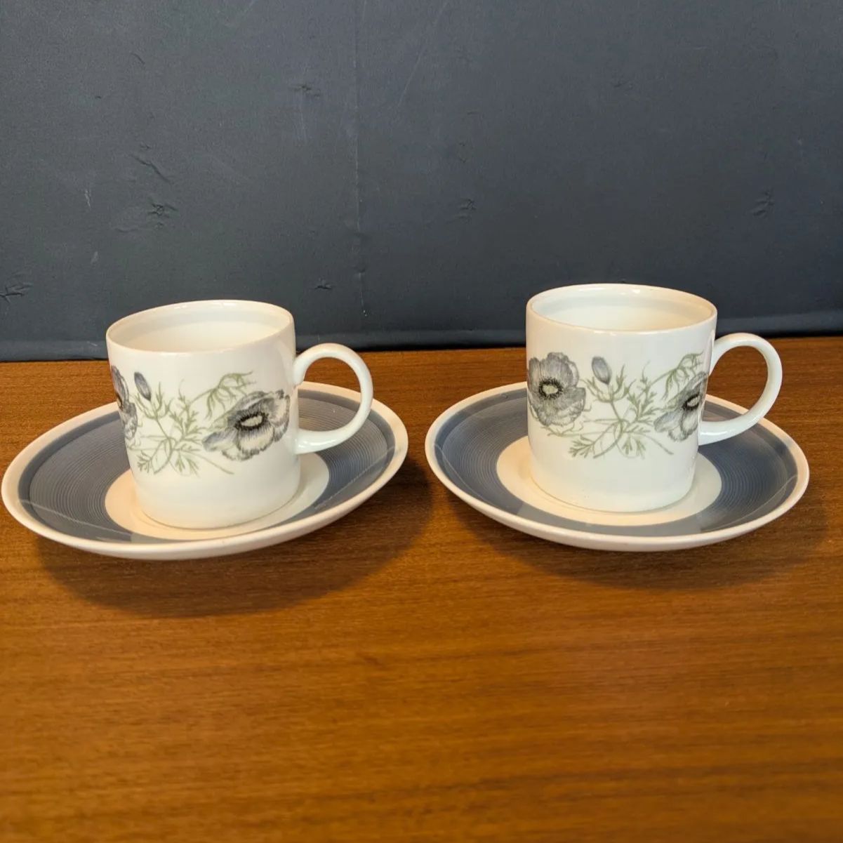 ウェッジウッド スージークーパー グレンミスト カップ＆ソーサー ミルクジャグ