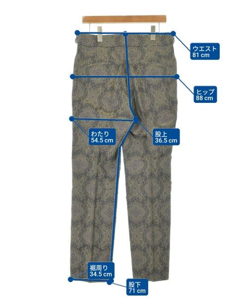 メンズ　needles スラックス Needles スラックス メンズ 【古着】【中古】【送料無料】 - メルカリ