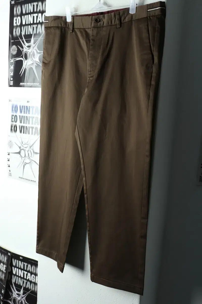 2 XL バリー コットン パンツ オーバーサイズ ゴルフ ブラウン チノ 定石 22 CD