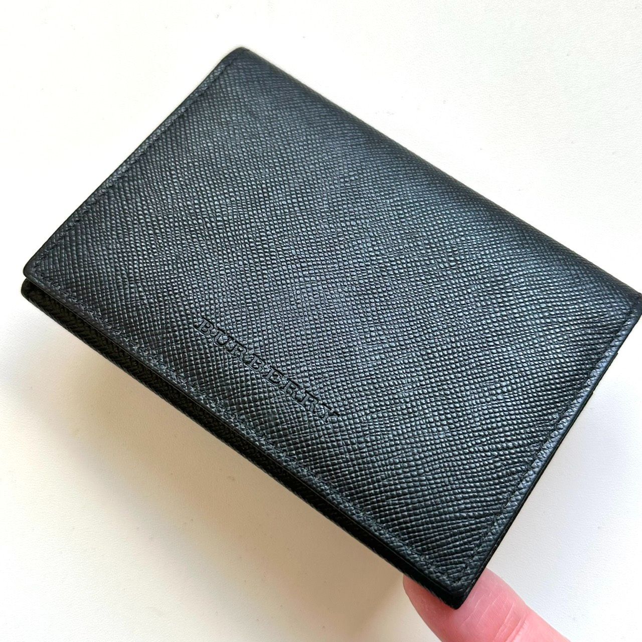 バーバリー BURBERRY 名刺入れ ノバチェック ブラック - メルカリ