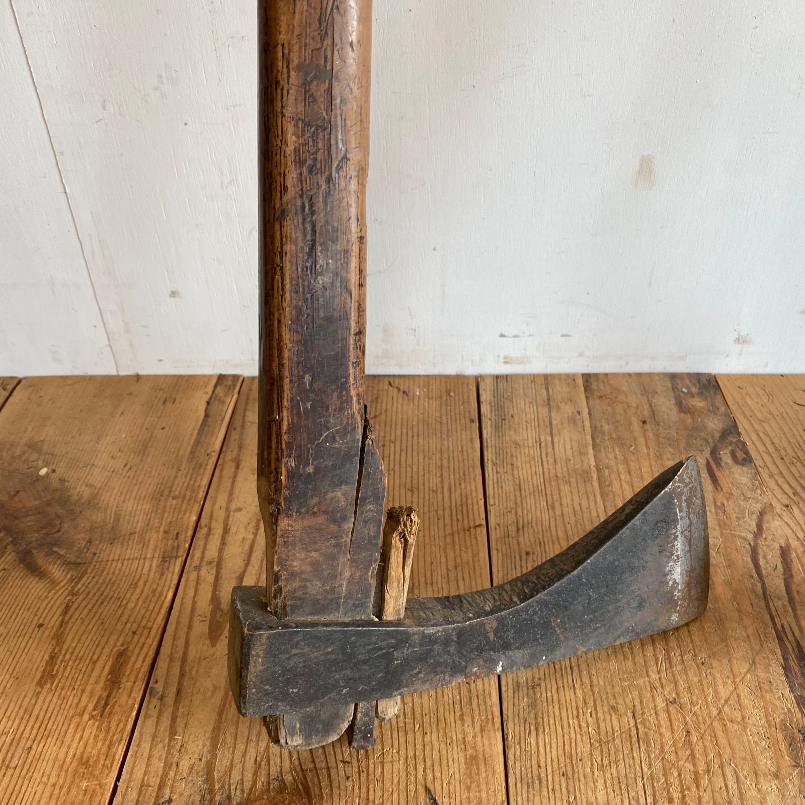 アンティーク 古道具 斧 まさかり アックス はつり 2本セット 農具 古民具 y 365