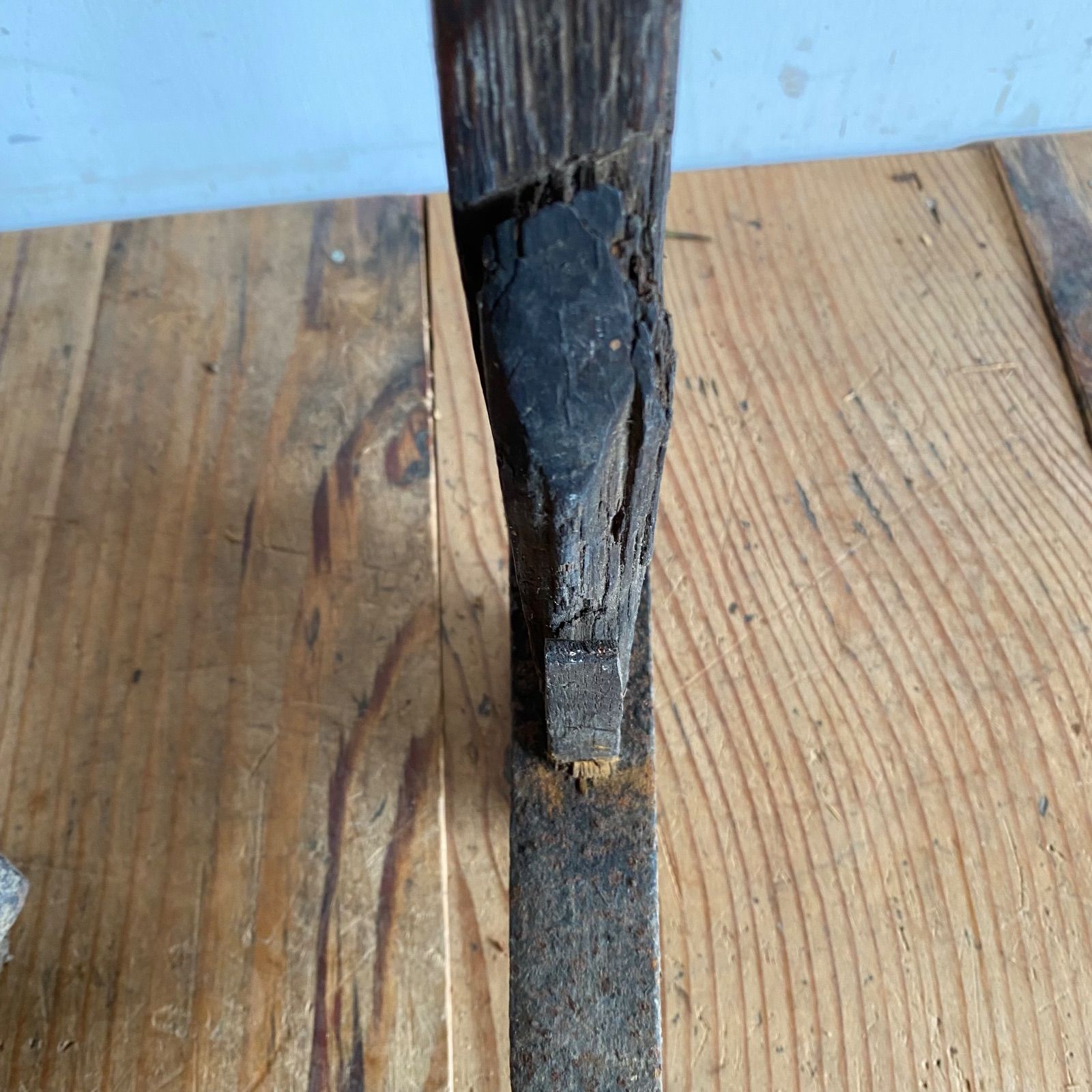 古民具　古道具 送料込み】【古民具】一斗枡 いっとます 斗かき棒付 和製アンティーク