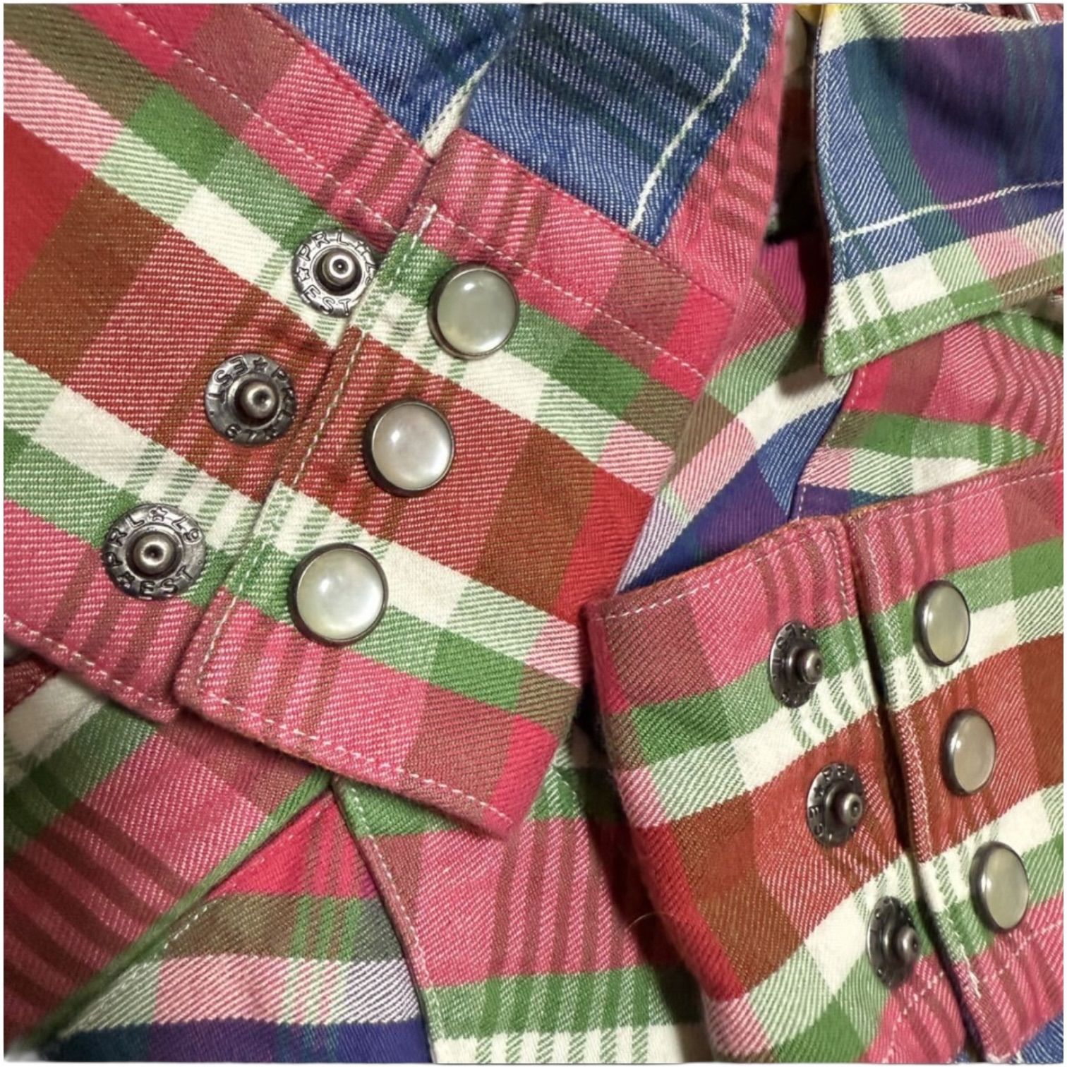 RALPH LAUREN ラルフローレン マルチチェックシャツ レディース7 長袖