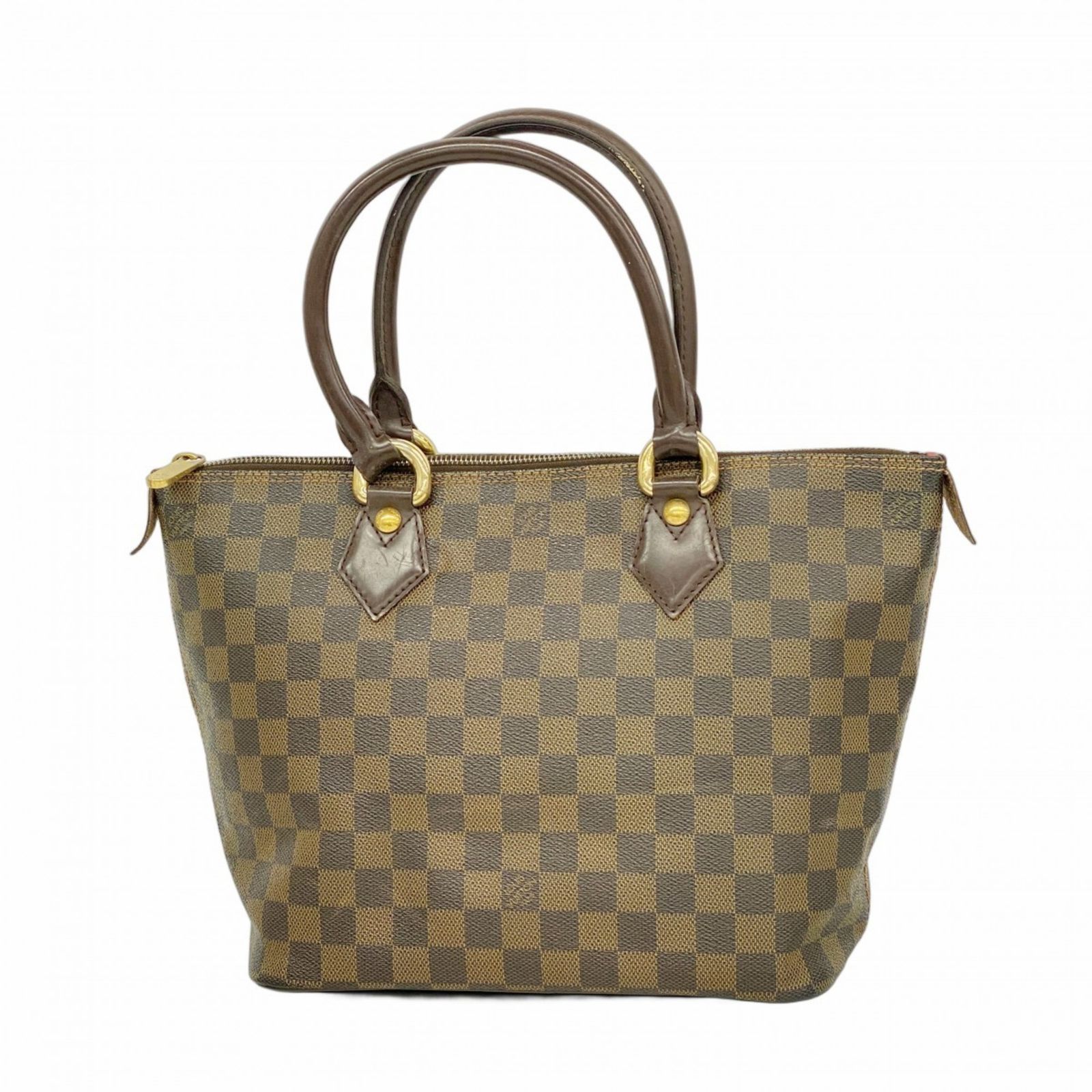 ルイヴィトン【最高級美品】ダミエ　エベヌ　サレヤ　ブラウン　ハンドバック ルイ・ヴィトン(Louis Vuitton) ルイ・ヴィトン ハンドバッグ ダミエ