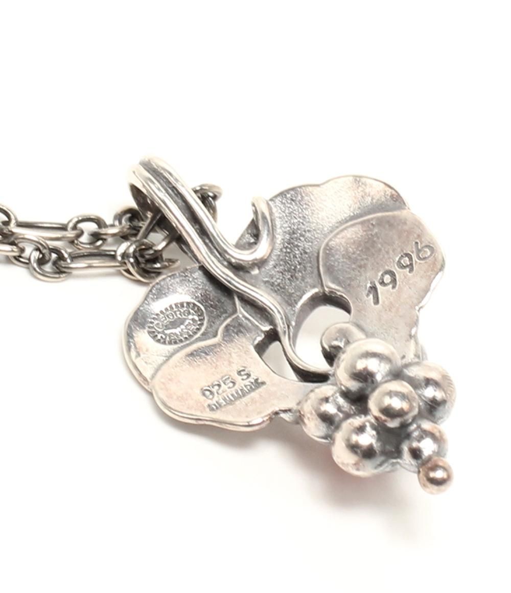 ジョージジェンセン ネックレス 1996年 カーネリアン グレープ sv925 ジョージジェンセン ネックレス 1996年 カーネリアン グレープ sv925