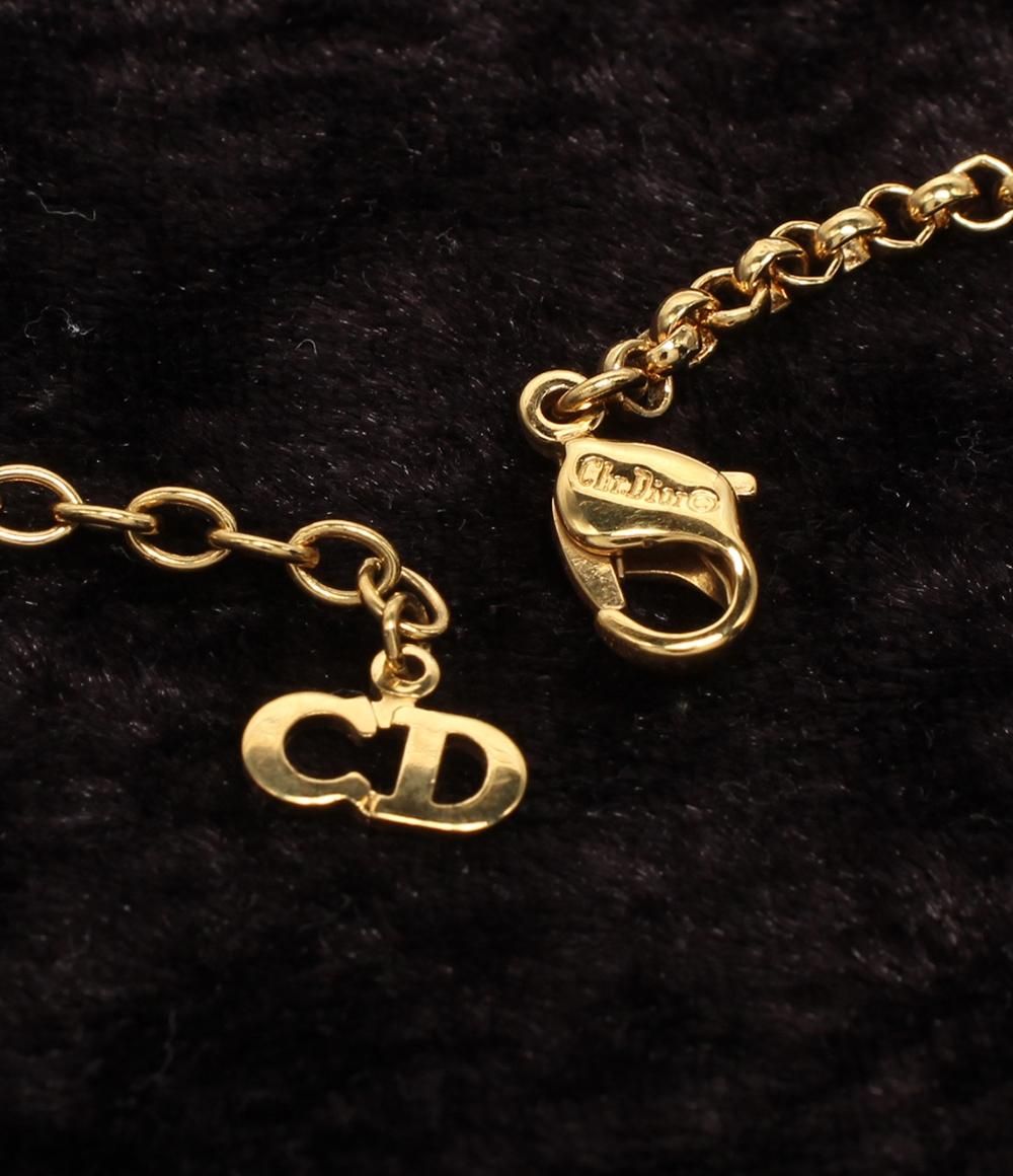  クリスチャンディオール ネックレス ラインストーン レディース Christian Dior ネックレス アクセサリー