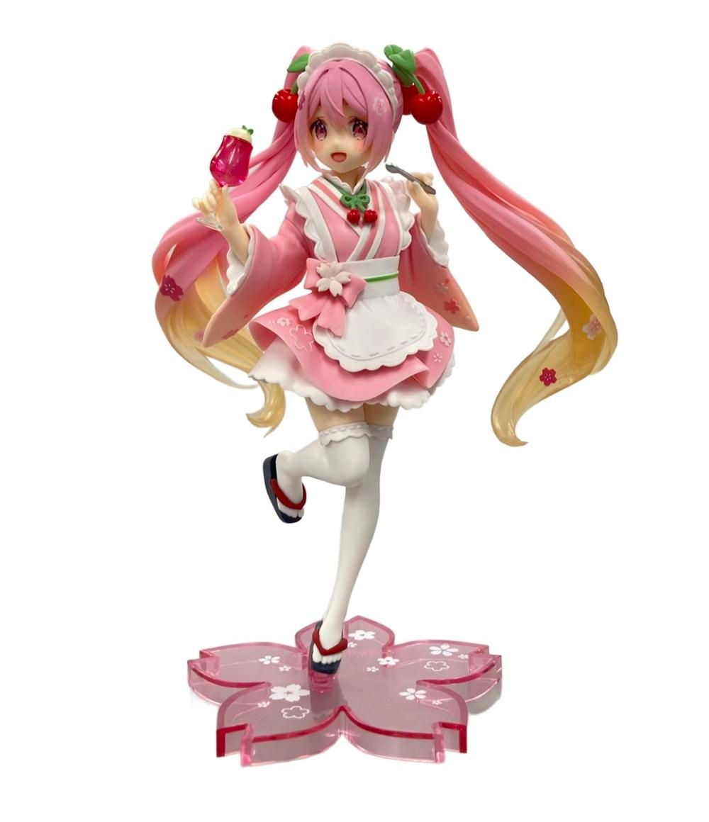 美品 タイトー 初音ミク coreful 桜ミク 描き下ろし和風喫茶ver