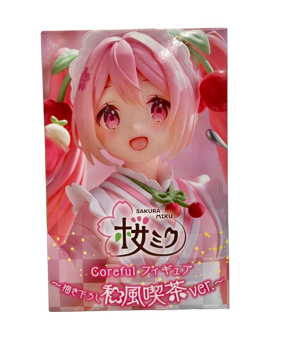 美品 タイトー 初音ミク coreful 桜ミク 描き下ろし和風喫茶ver
