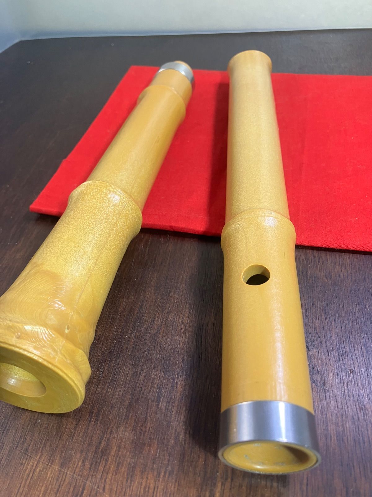 樹脂製尺八 一尺八寸管 全長約54センチ プラスチック樹脂製 尺八 詩吟