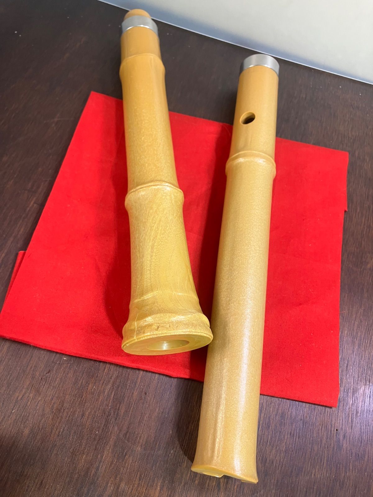 樹脂製尺八 一尺八寸管 全長約54センチ プラスチック樹脂製 尺八 詩吟