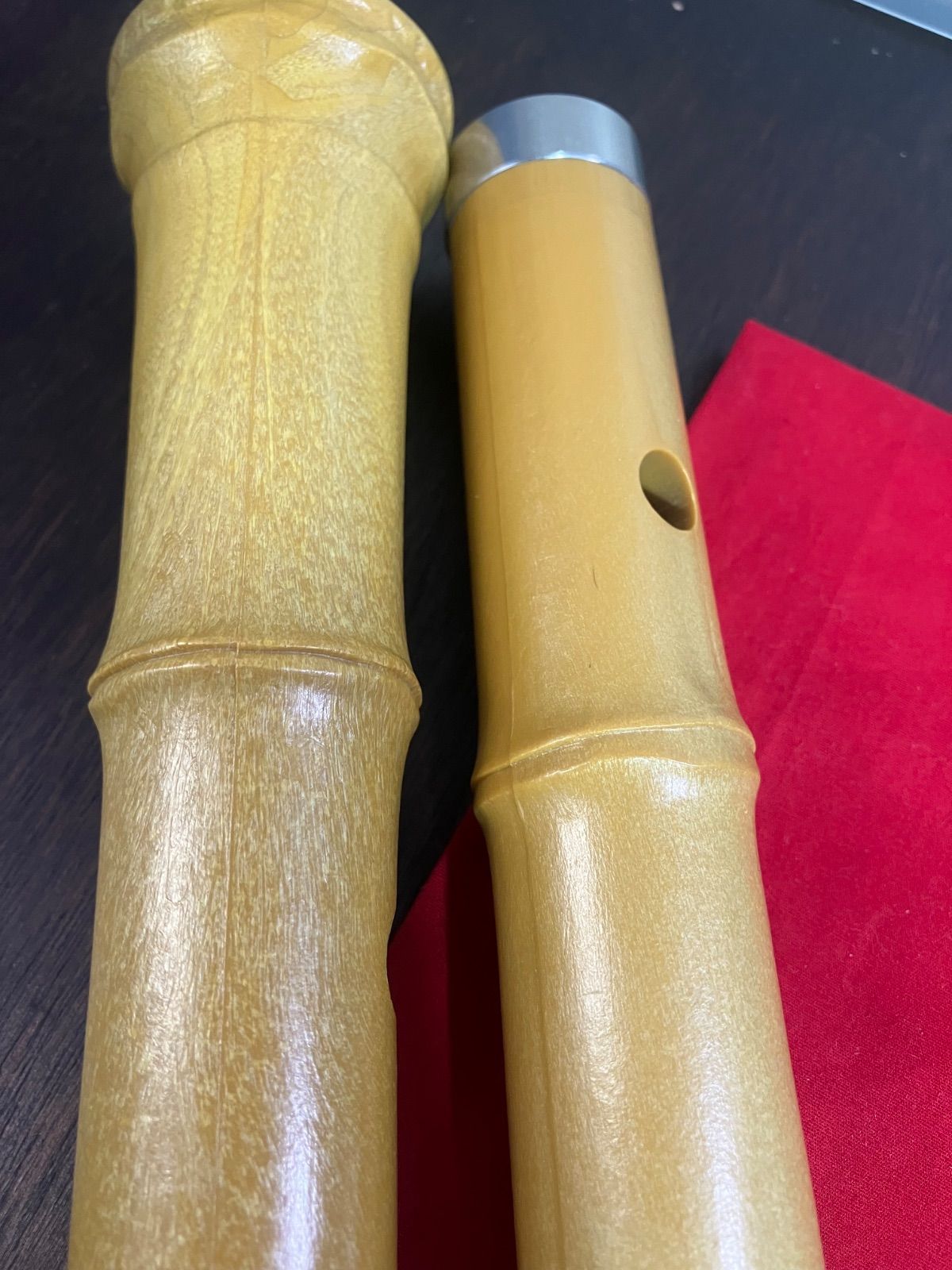 樹脂製尺八 一尺八寸管 全長約54センチ プラスチック樹脂製 尺八 詩吟