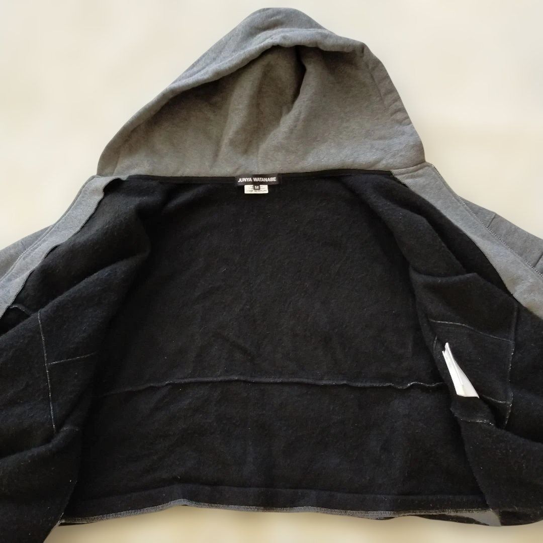 JUNYA WATANABE ジュンヤワタナベ クロップドパーカー グレー 長袖 M