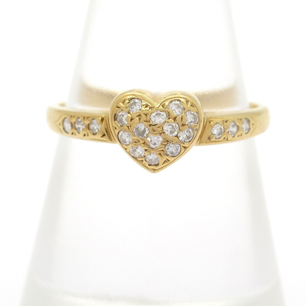 Unbranded ノーブランド リング K 18 YG ダイヤモンド 総重量 1 6 g 0 15刻印