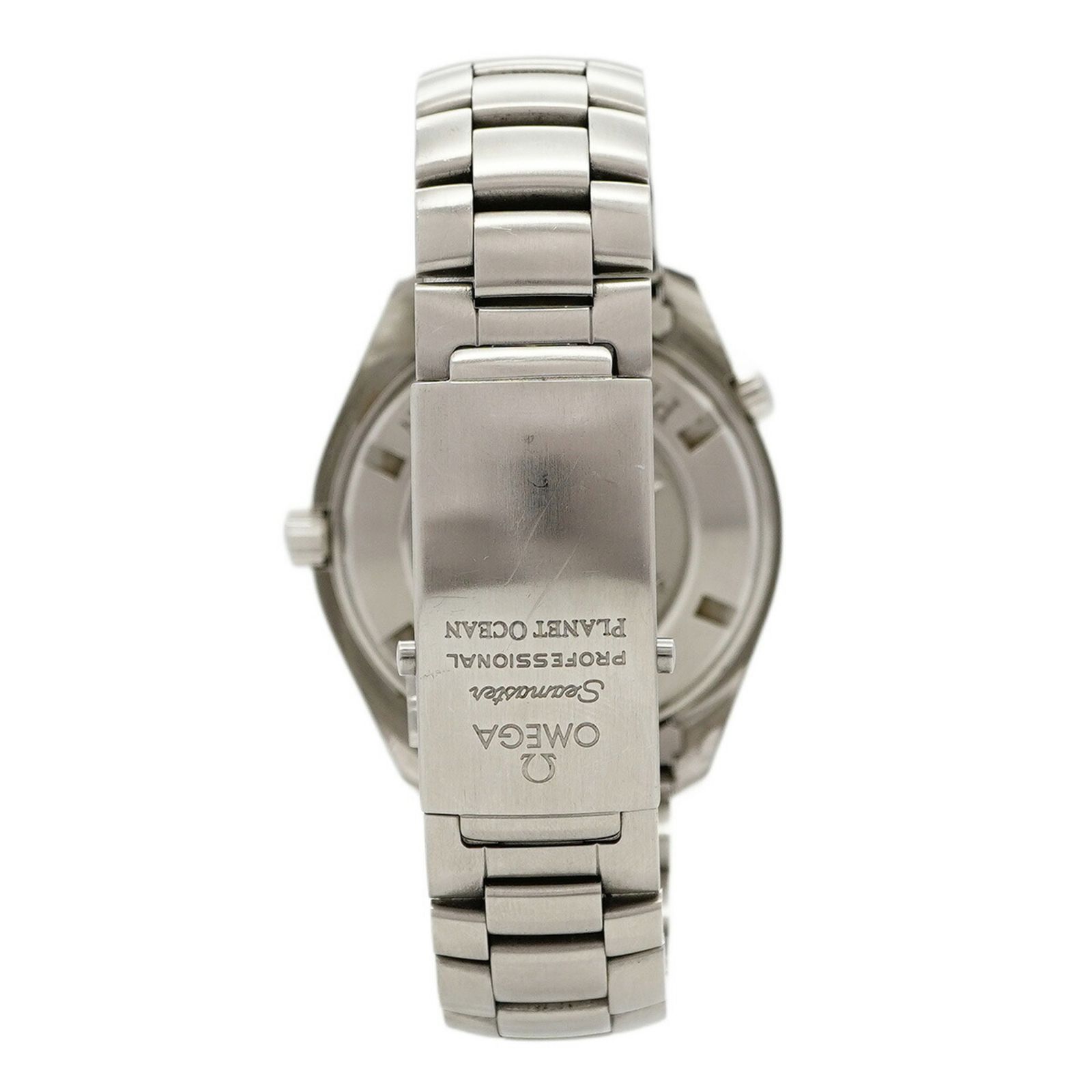  オメガ シーマスター 2208 50 黒文字盤腕時計 メンズ 自動巻き時計 腕時計(アナログ)