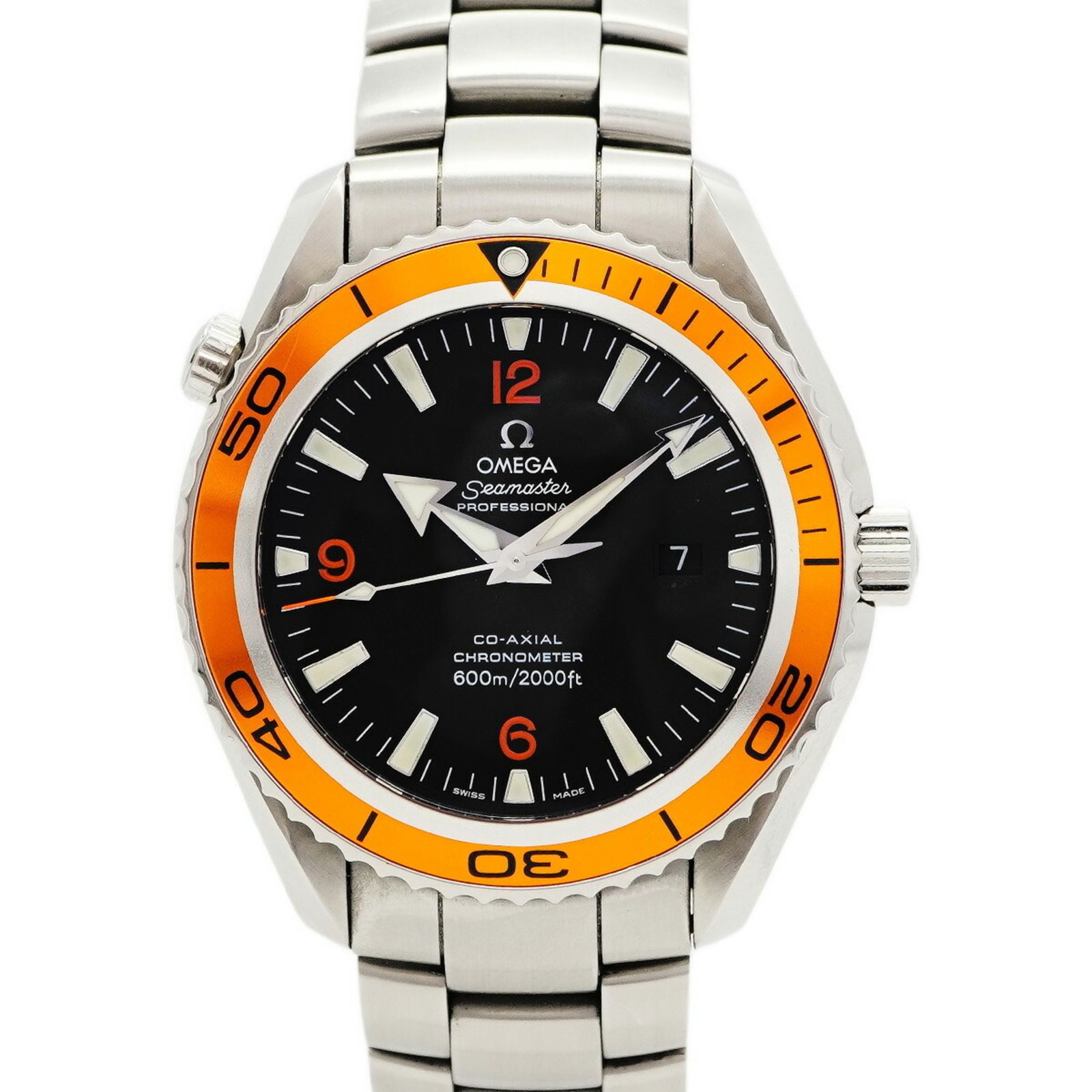 オメガ シーマスター 2208 50 黒文字盤腕時計 メンズ