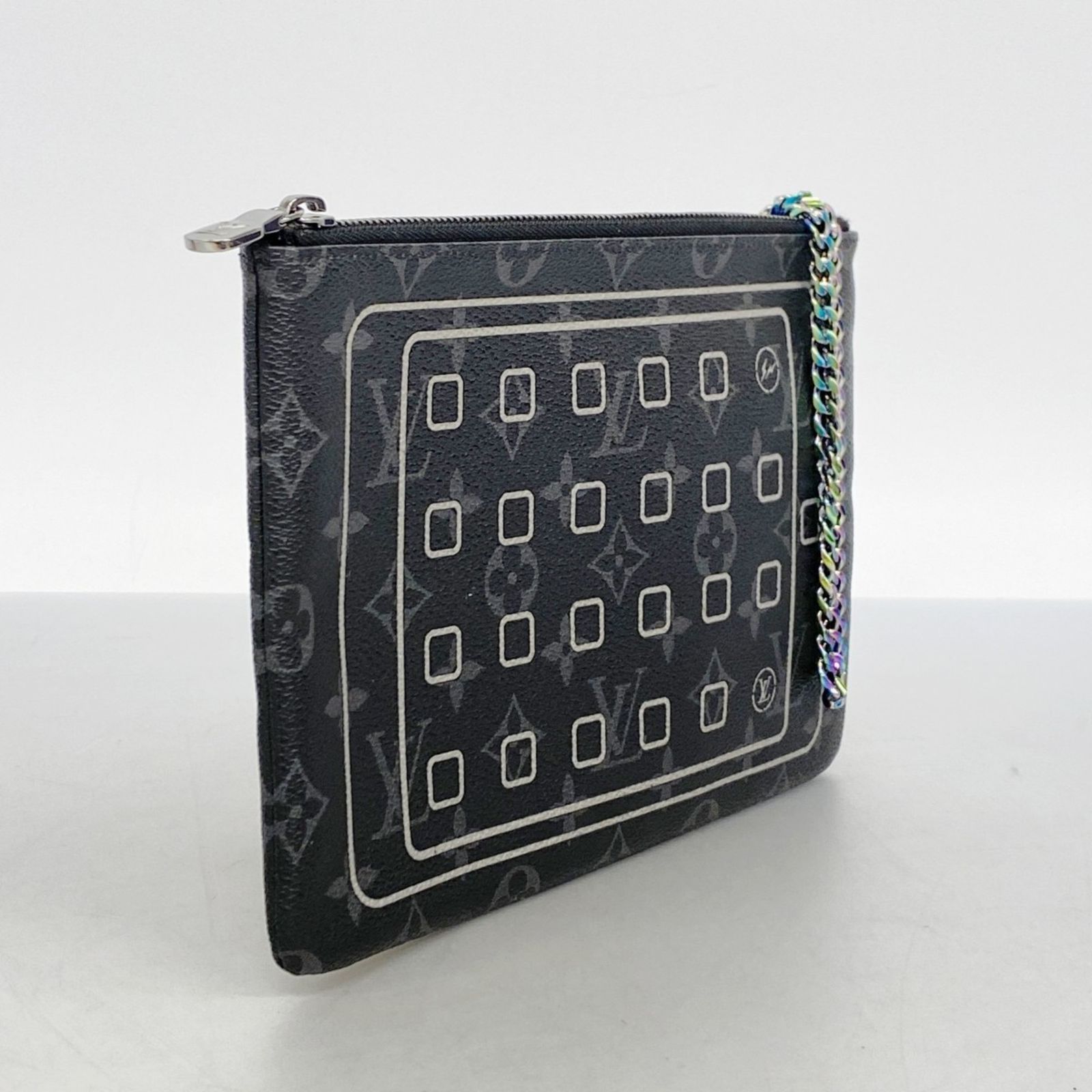 ルイ ヴィトン Louis Vuitton バッグ ポーチ モノグラム エクリプス フラグメントコラボ ipadケース M 64449 ブラックメンズ