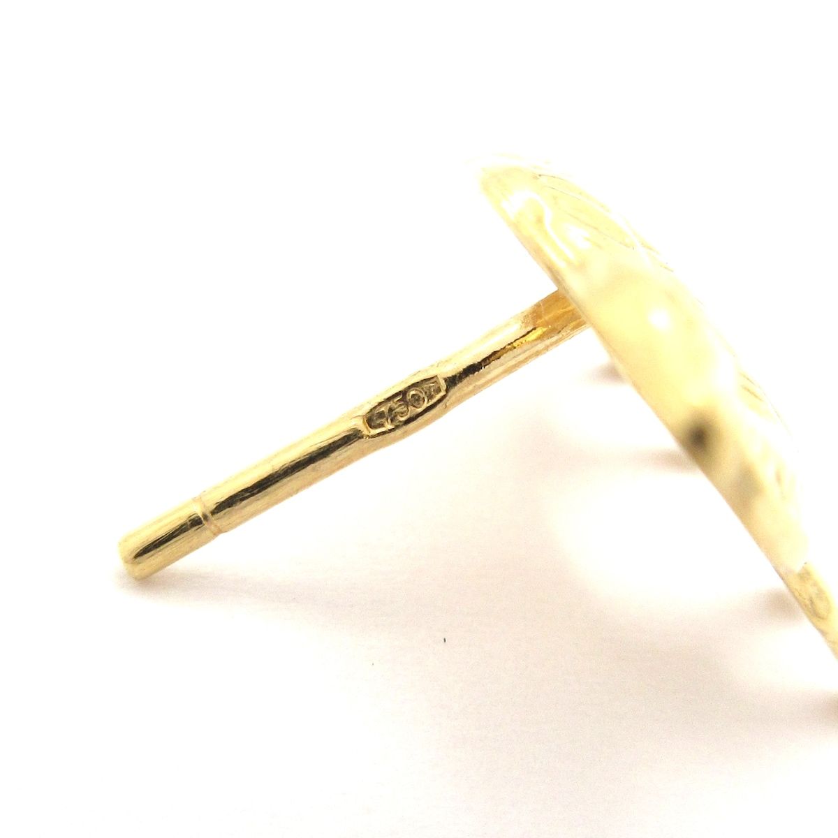  Unbranded ノーブランド ピアス K 18 YG 総重量 1 5 g ピアス(両耳用) アクセサリー