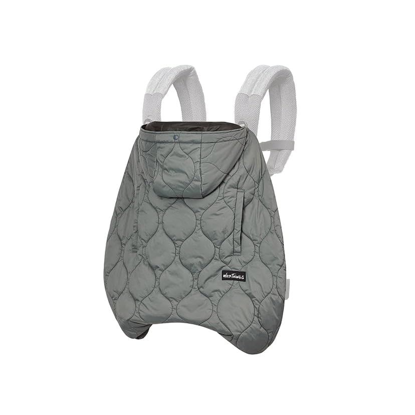 BabyHopper ベビーホッパー WildThingsキルティング防寒ケープ モス 抱っこひも ベビーカー 撥水 カバー コンパクト