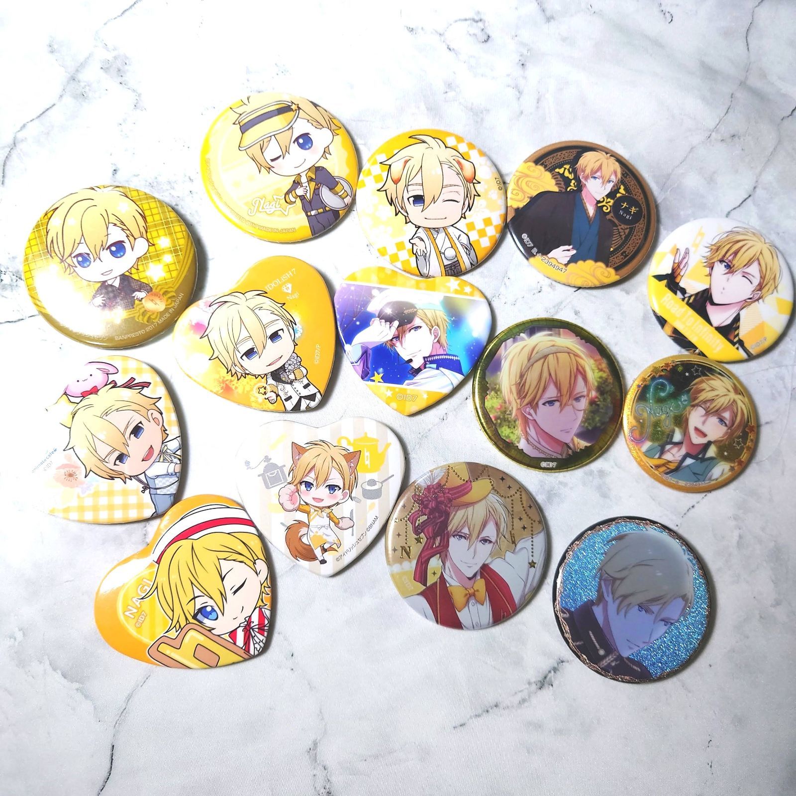 アイドリッシュセブン アイナナ ドラコレ 六弥ナギ 缶バッチ×30 新品未使用 値下げ】アイドリッシュセブン アイナナ 六弥ナギ 缶バッジ