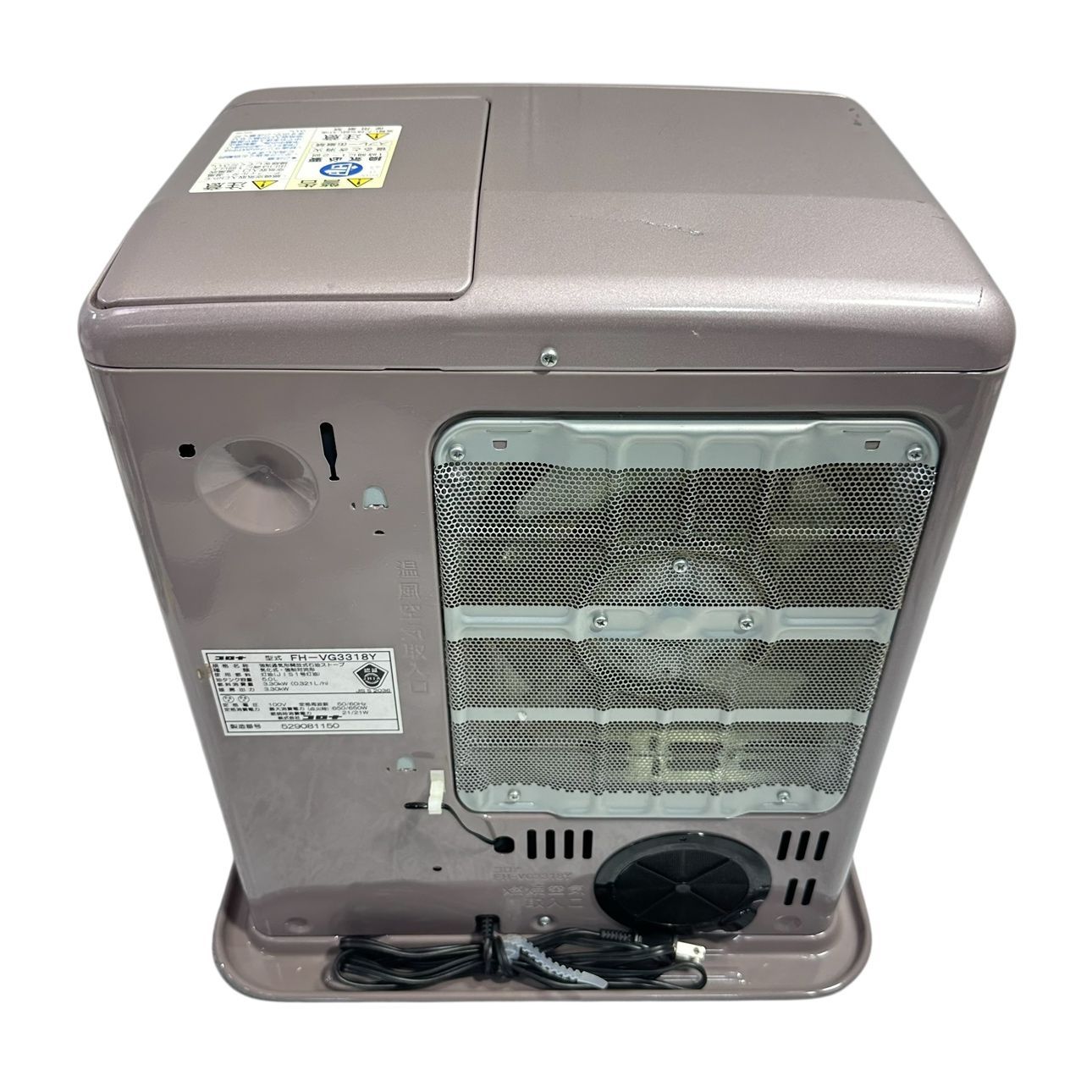 CORONA ファンヒーター FH-VG3317Y-P VGタイプ 暖房器具 CORONA ファンヒーター FH-VG3317Y-P VGタイプ 暖房器具 製品詳細｜VG