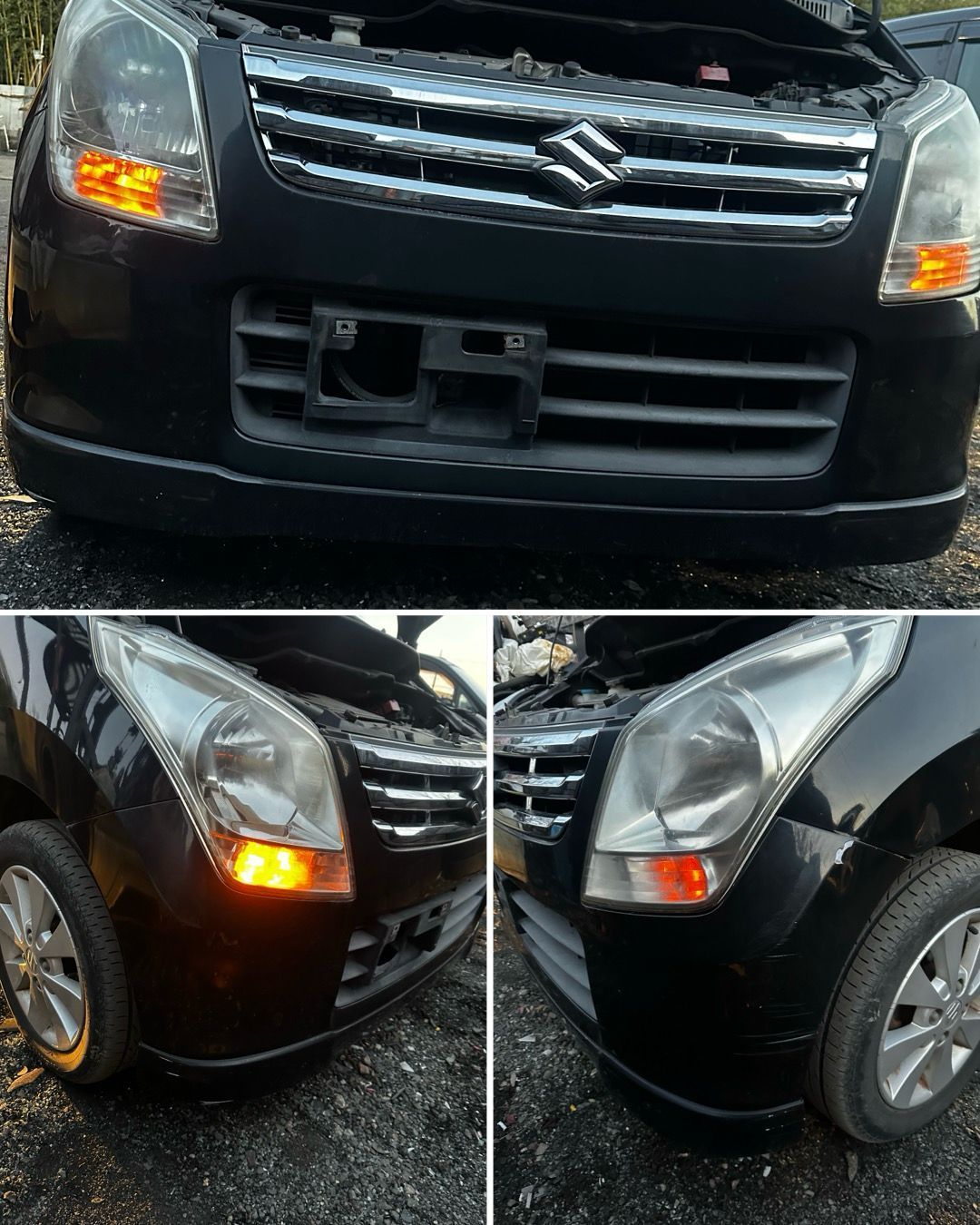 ぱん ZT-1292]純正スズキ ワゴンR MH23S フロントバンパー 色: ZJ3（全ての