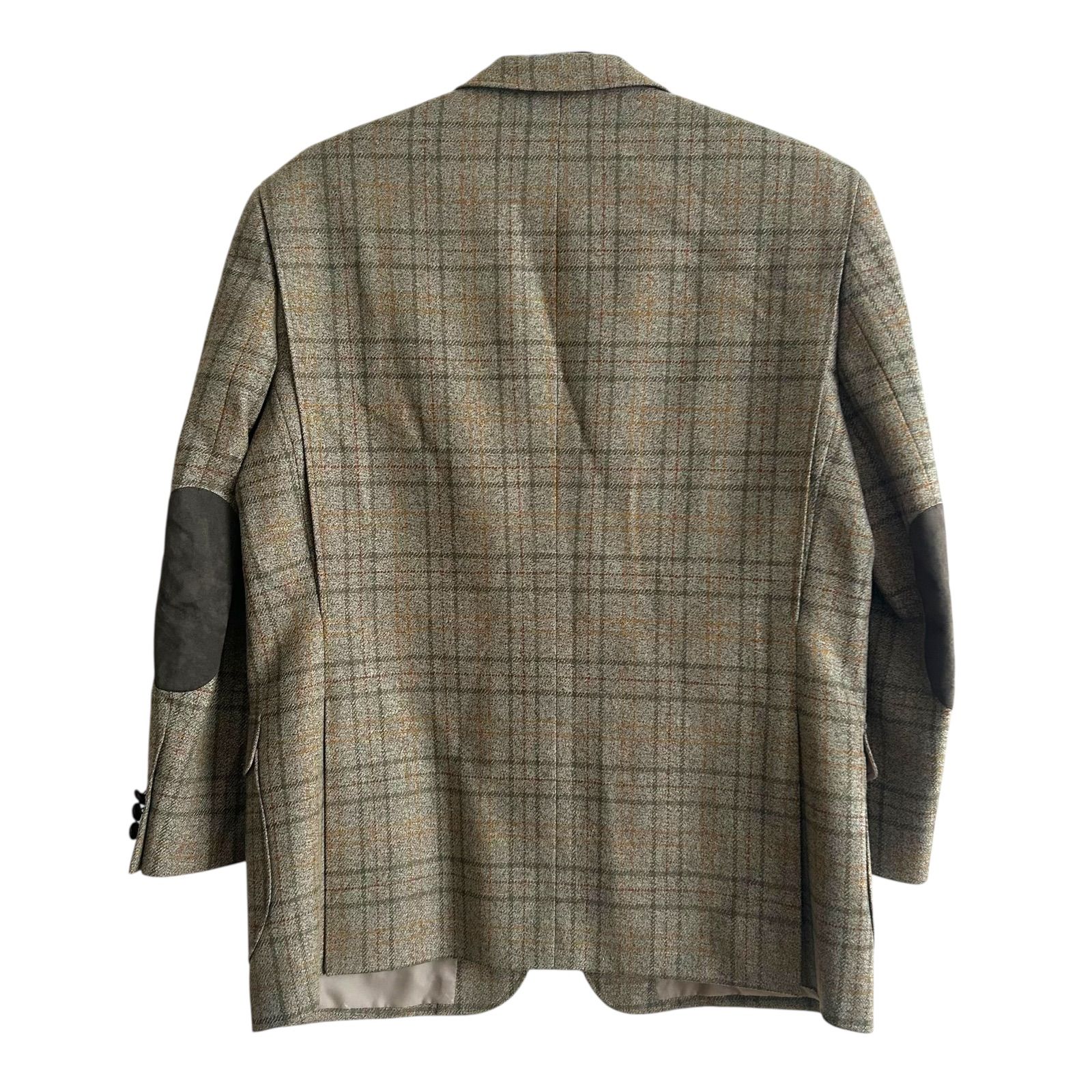 ZM1685 DAKS ダックス チェック柄ジャケット グリーン ベージュ メンズ