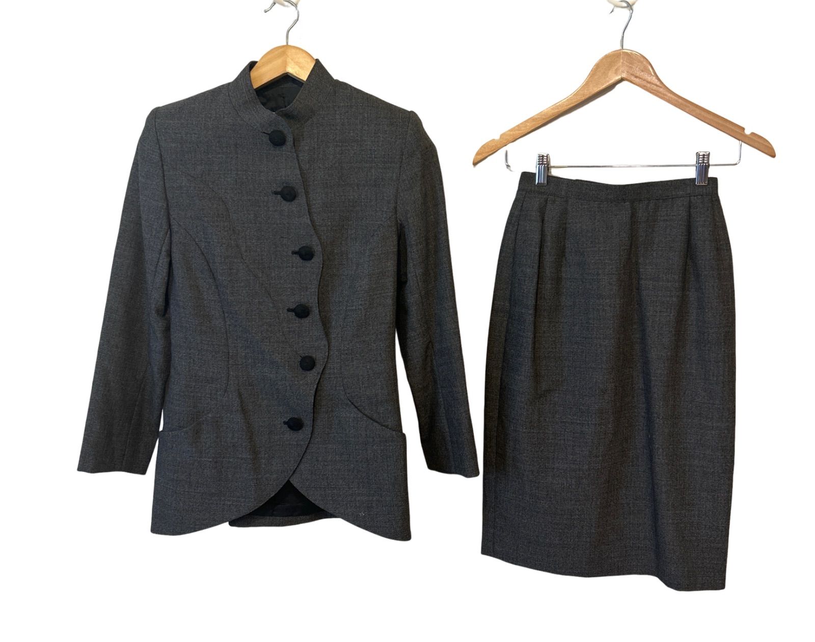 ZM1686 HANAE MORI ハナエモリ スカートスーツ セットアップ